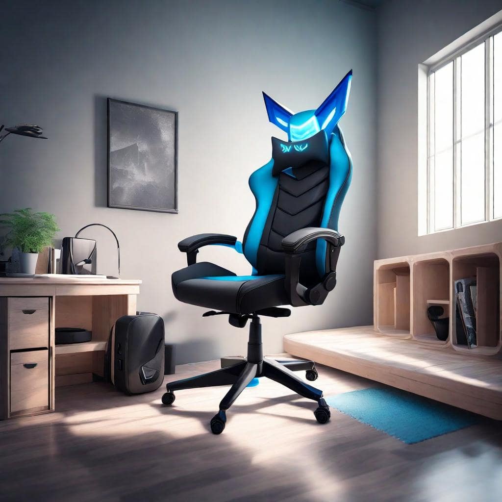 Dowinx Gaming Chair with Cat Ears